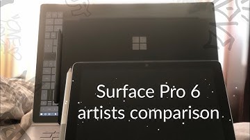 Surface Pro 6 - Photoshop and Painter 2019 test