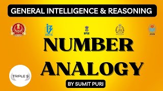 Number Analogy || #reasoning for VLW JKPSI SSC JKSSB by Sumit Puri