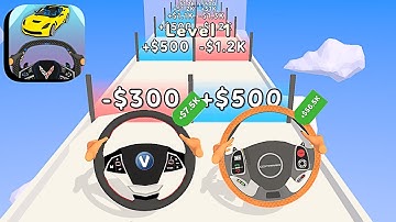 Steering Wheel Evolution ​- All Levels Gameplay Android,ios (Levels 1-4)