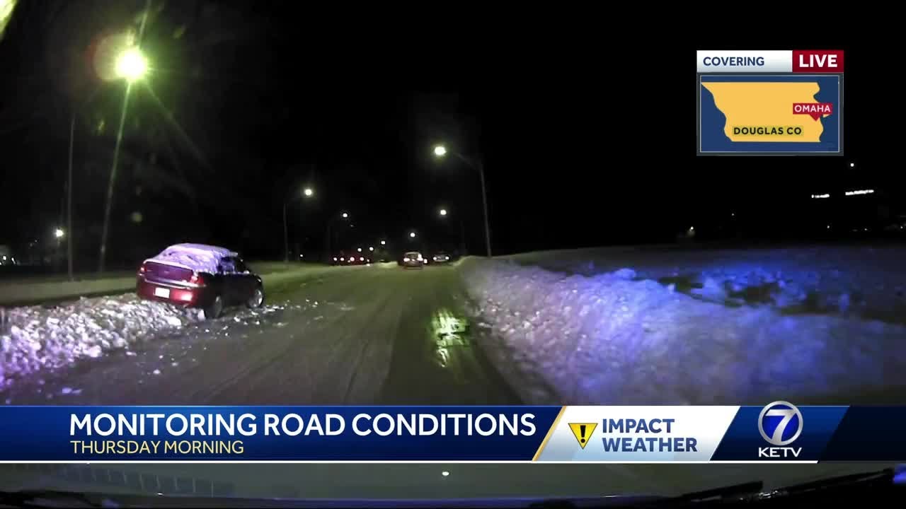 Road conditions Thursday morning - YouTube