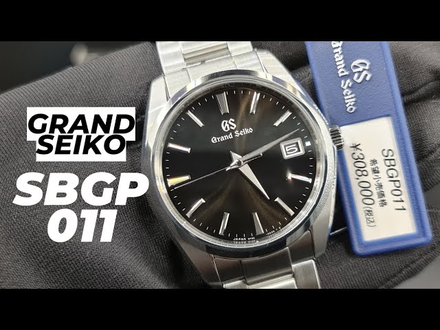 4K] Grand Seiko Heritage Collection 9F Quartz Black Dial SBGP011 - YouTube