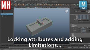 Locking attributes and using limitations in Maya 2023 ( 4K Video )