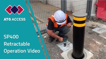 SP400 Retractable Bollard Operation Video | ATG Access