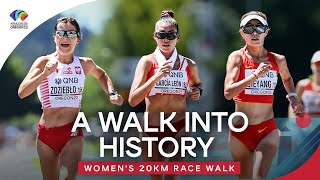 Historical gold for Peru in the women's 20km race walk | World Athletics Championships Oregon 2022