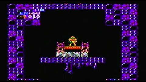 Lets Play Metroid NES Part 4 /  Going down in a elevator