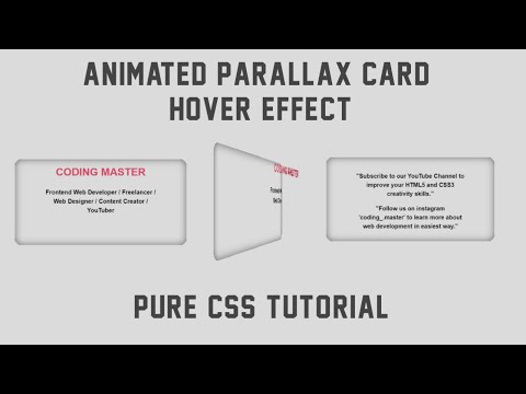 Animated Parallax Card