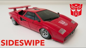 Masterpiece Sideswipe Transformation (robot to car mode)