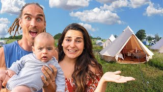 Taking Our Newborn Camping At A Hippie Festival 😬