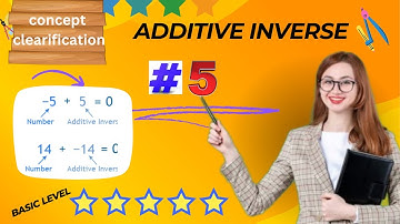 How to find additive inverse | 9th class math short concepts| SECRET to Additive Inverse in Minutes