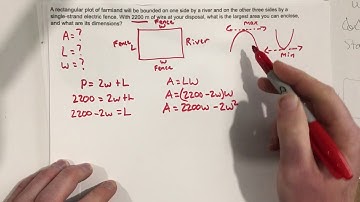 Solve optimization problems involving area or volume