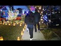 Big crowds turn out for opening night of Alameda Christmas Tree Lane