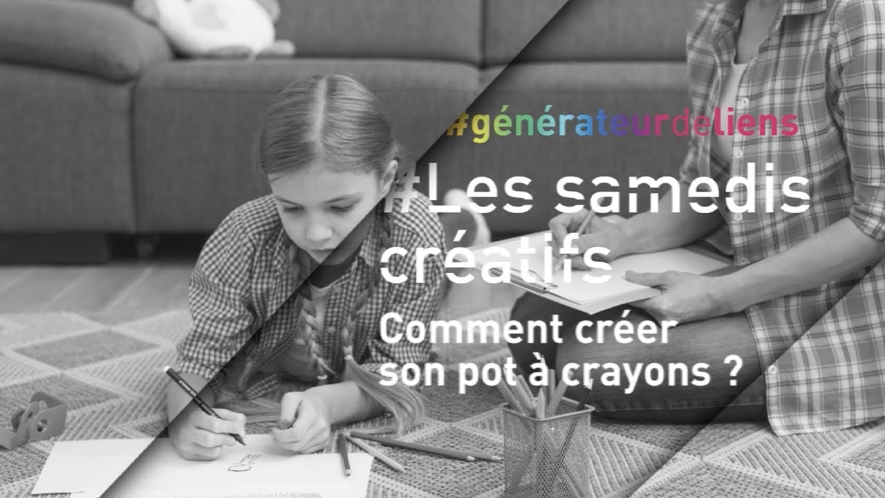 Les samedis créatifs #11 - Comment créer son pot à crayons ? - YouTube