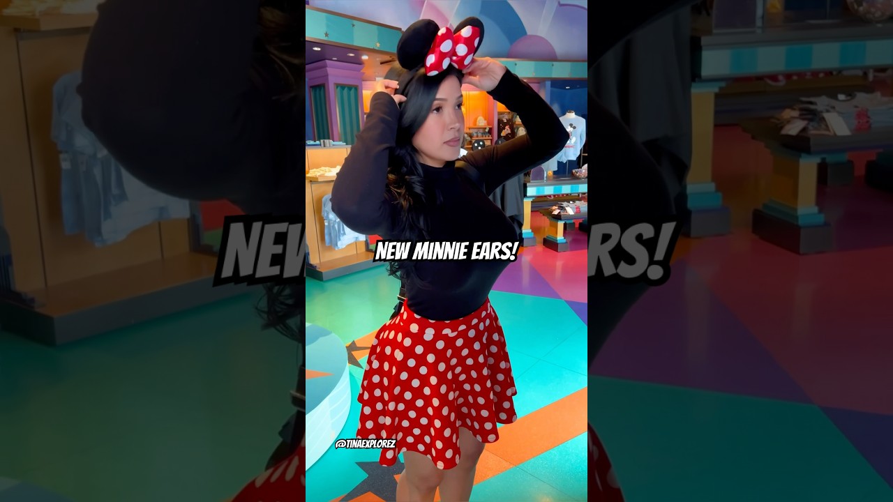 New Minnie Mouse ears! #fypシ #viral #disney #foryou #foryou #ootd #disneybound