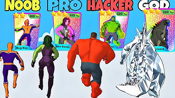 🤯NOOB vs PRO vs HACKER vs GOD in Monster Draft (New Monster)🥹 #shorts #noob_to_pro