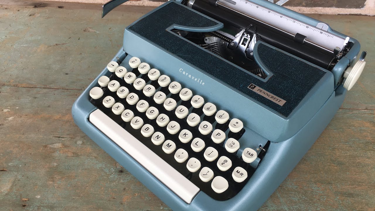 [SOLD!] Typewriter for sale Review: 1963 Penncrest Caravelle (by Smith Corona)