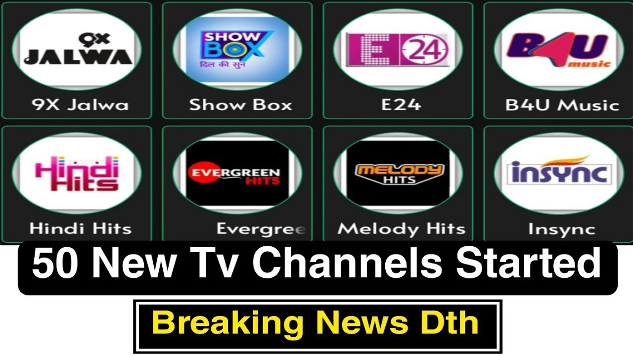 50 New Tv Channels Free To Air Launch | Breaking News Dth 