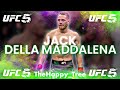 UFC 5 Showcase! Jack Della Maddalena Is A 4 Star Threat in Ranked!