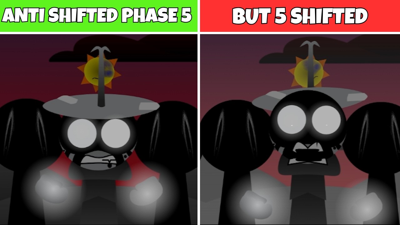 Incredibox Sprunki : Anti Shifted But 5 Shifted Phase 5 New Update #sprunki #incredibox