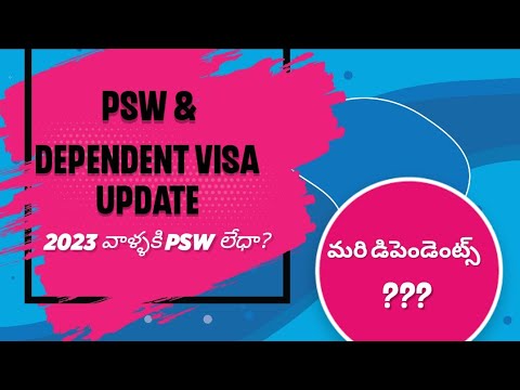 #PSW & DEPENDENT Visas Update - YouTube