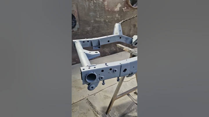 Restaurando chasis de Jeep Wrangler