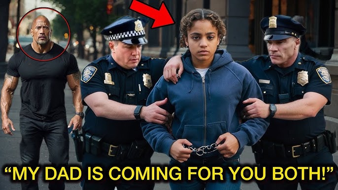 COPS ARREST THE ROCK'S DAUGHTER FOR NO REASON, BUT WHEN THE ROCK ARRIVED……  - YouTube