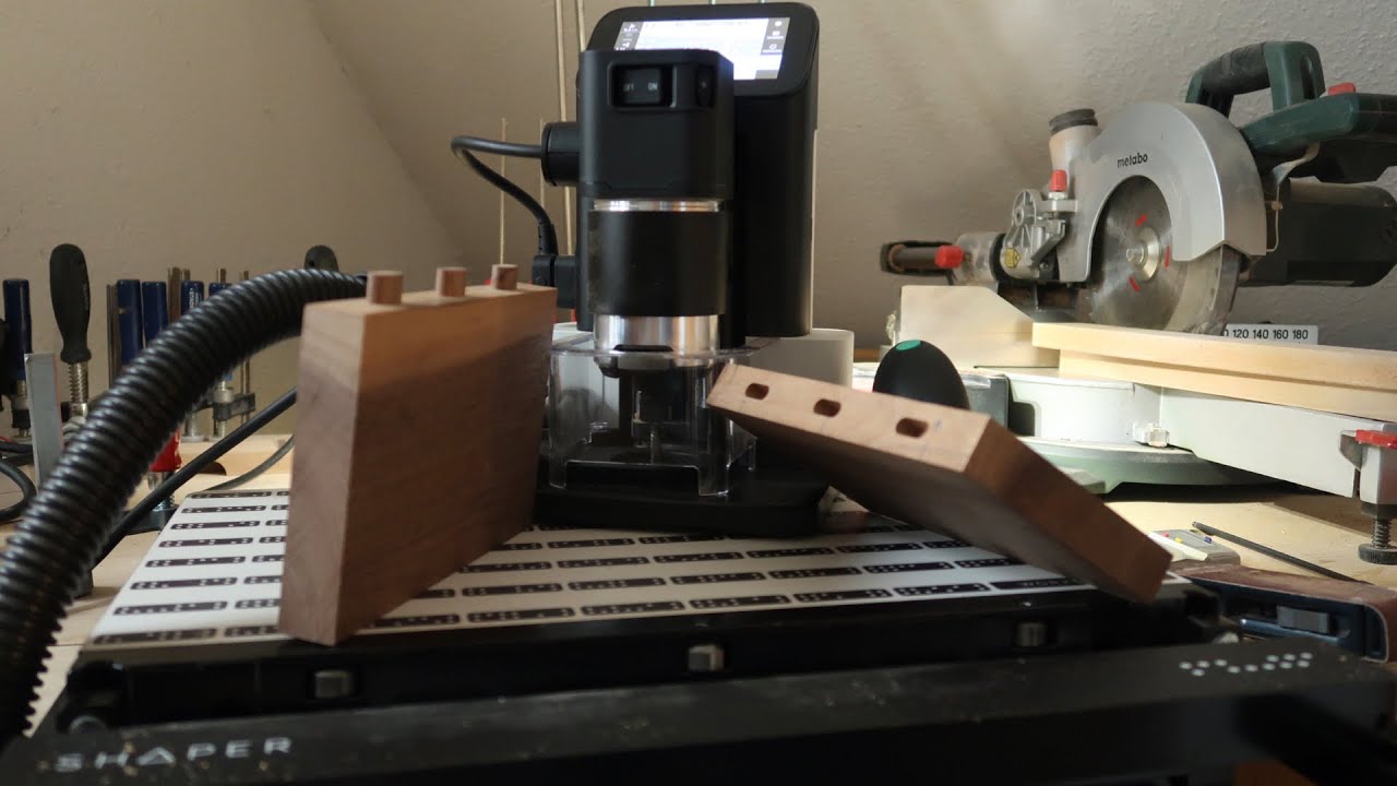 Domino Dübel mit der Shaper Origin / Domino dowels with the Shaper