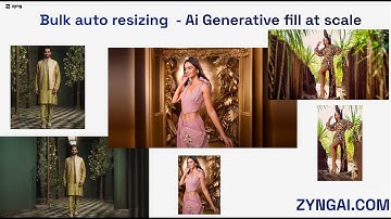 Bulk resizing aspect ratio using ZYNG