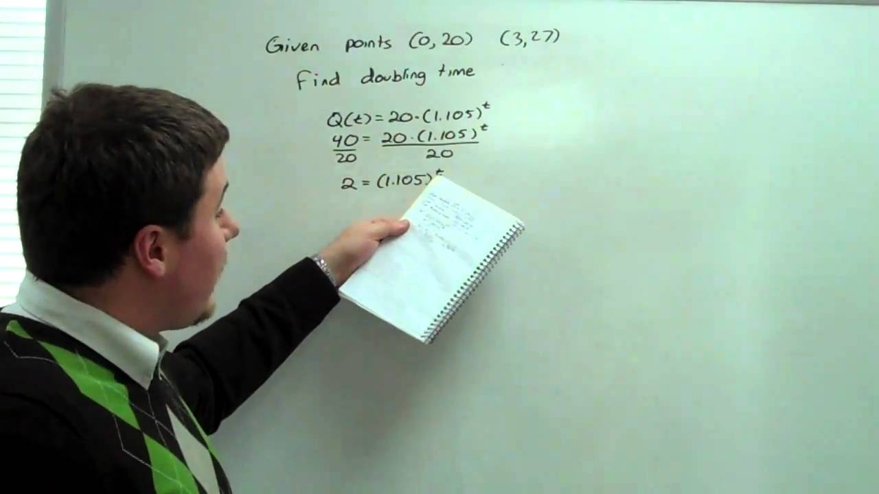 Doubling Time YouTube Doubling time youtube