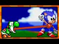 Sonic, but it's really a Yoshi game! - Yoshi in Sonic 2 Rom Hack