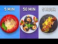 5 Menit Versus 50 Menit Versus 5 Jam: Pasta / 3 Tingkat Pasta: Amatir Sampai Ilmuwan Makanan