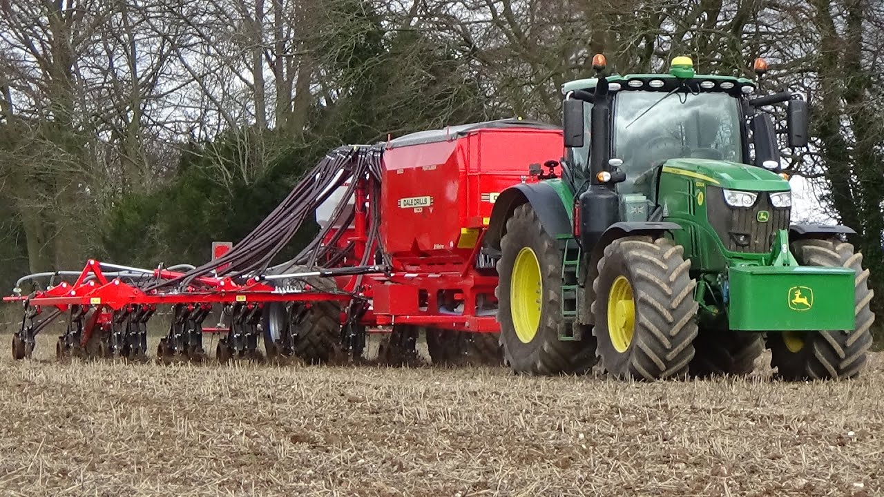 Seed Drilling with All NEW Setup - John Deere & Dales Drill