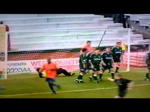 Plymouth Argyle 2-1 Luton Town:League:Dean Crowe 29th Sep 2001