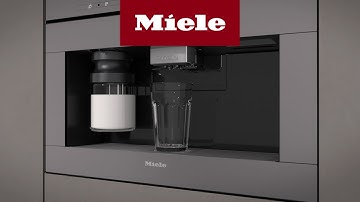 Built-in coffee machine CVA7000 - Creating profiles I Miele