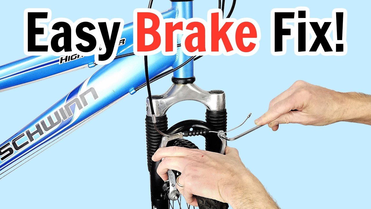 How to Adjust Brakes on a Bike – Front Brake Fix (Schwinn Example)