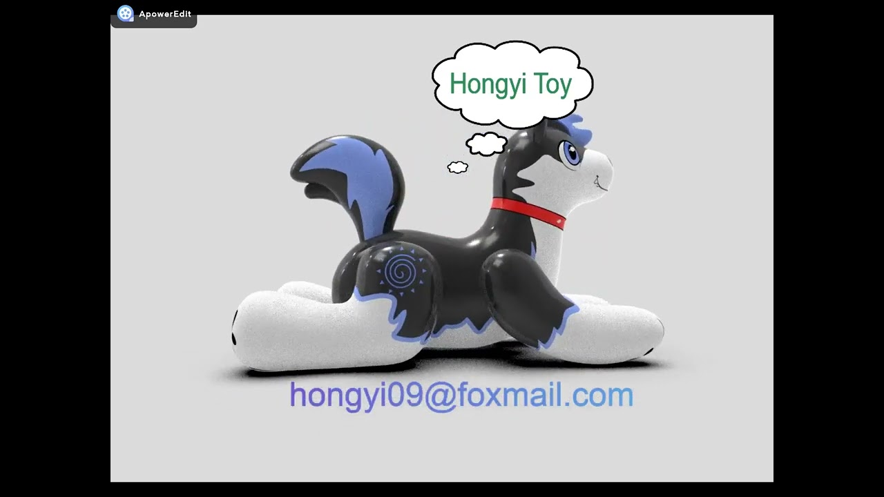 The lovely Inflatable Husky Is Comming!