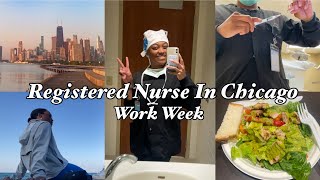 NURSE WORK WEEK IN MY LIFE IN CHICAGO// RUNNING AGAIN, EXPLORING THE CITY, THOUGHTS ON NEW JOB