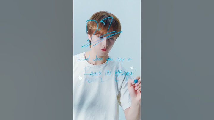 [𝙳-𝟽] ⛆ I heard when you cry, it rains in heaven