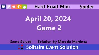 Hard Road Mini Game #2 | April 20, 2024 Event | Spider