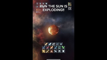 RUN THE SUN IS EXPLODING