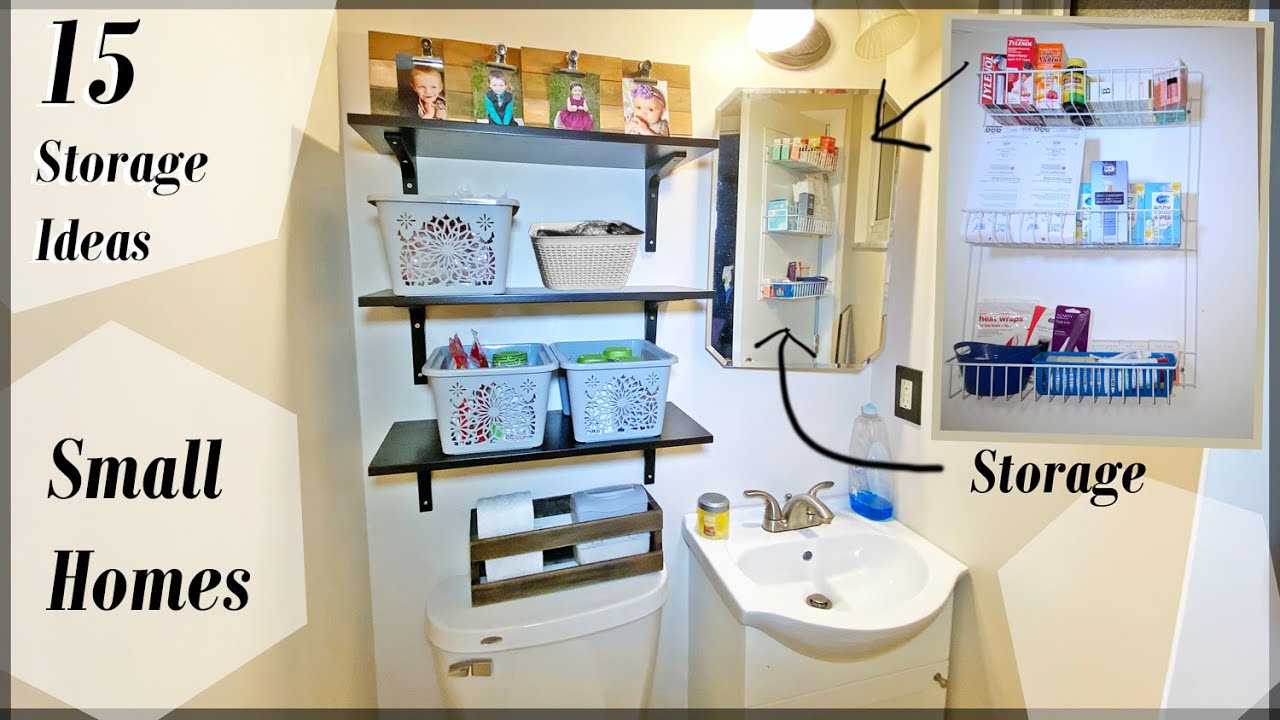 15 Storage & Organization Ideas for Small Homes - Inexpensive & Easy
