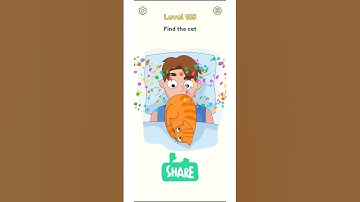 DOP 2 Gameplay Level 185 Find The Cat Shorts Delete One Part Solution and Answer 🔥 Subscribe 🔥