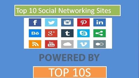 Top 10 Social Networking Sites -2016