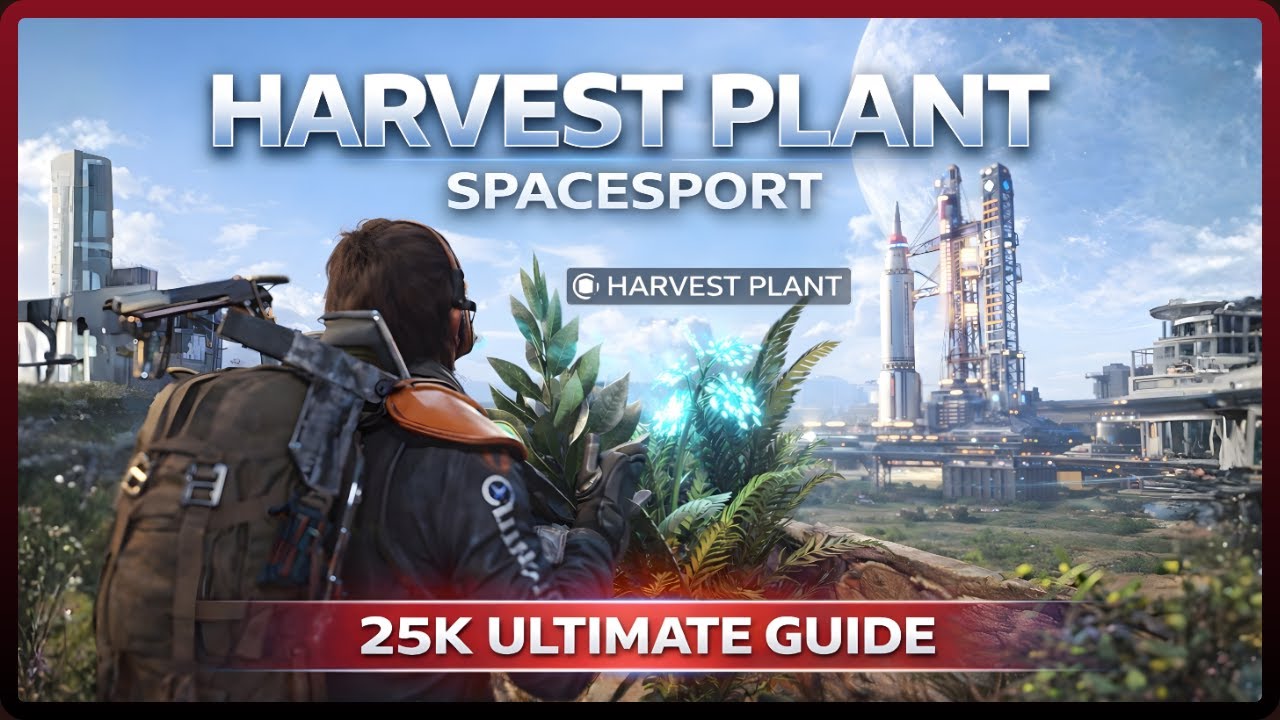 HARVEST PLANTS — 25K+ ULTIMADE GUIDE (SPACEPORT NIGHT) • Weekly Trial | ARC Raiders