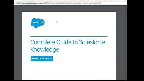 What Is Salesforce Knowledge?