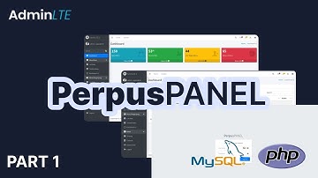 Build Simple AdminPanel App using AdminLTE Template | Part 1 - Login Page
