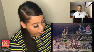 Her First Time Watching Larry Bird Legendary 60 Point Game