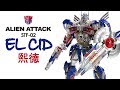 KL變形金剛玩具分享267 Alien Attack A-01CC EL CID 熙德／騎士柯博文