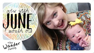 NEW WITH JUNE  1 MONTH UPDATE | The Wander Family