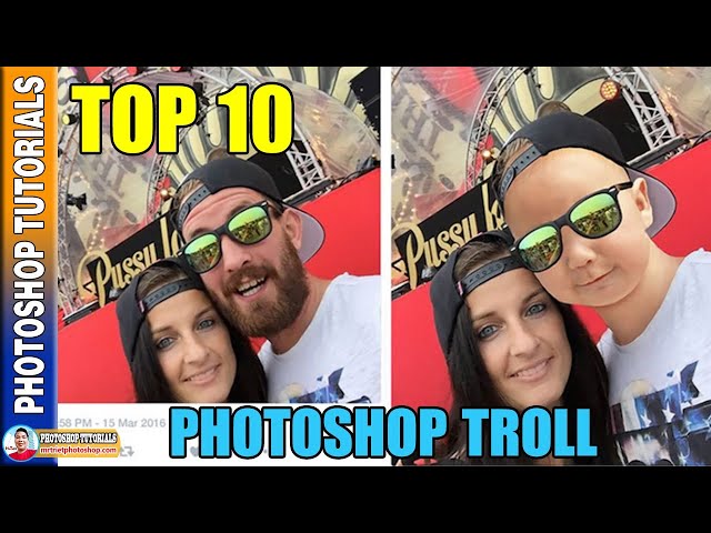 Ảnh Chế | Photoshop Troll - Top 10 Ảnh Troll Của James Fridman 🔴 MrTriet Photoshop Tutorials