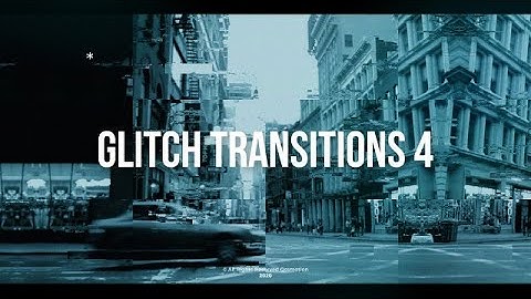 Glitch Transitions V4 After Effects Templates
